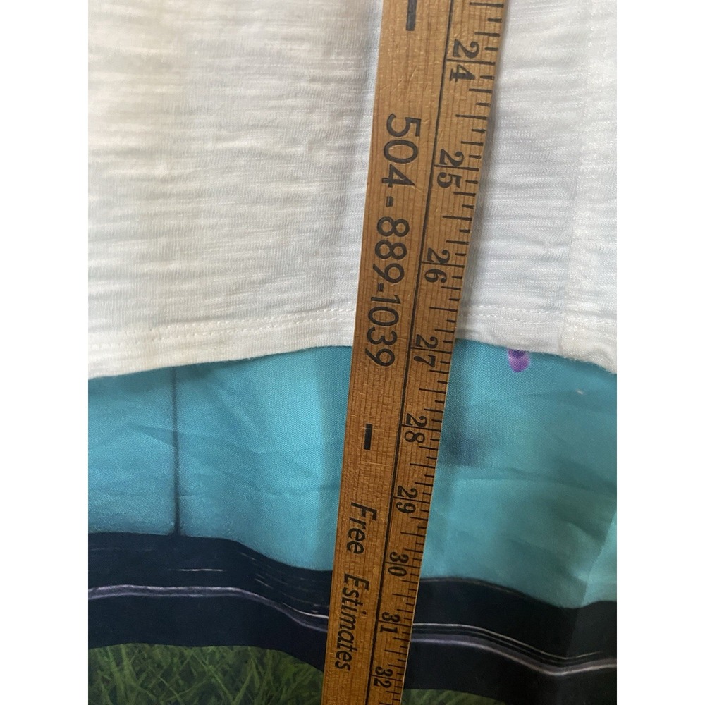 Chico's White Lavar Slightly Textured Top Size 1XL - Picture 8 of 8